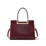 Crocodile leather fashion bag