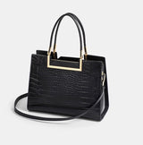 Crocodile leather fashion bag